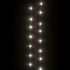Łańcuch lampek LED Cold white and dark green 45 m vidaXL