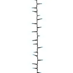 Łańcuch lampek LED Cold white and dark green 45 m vidaXL