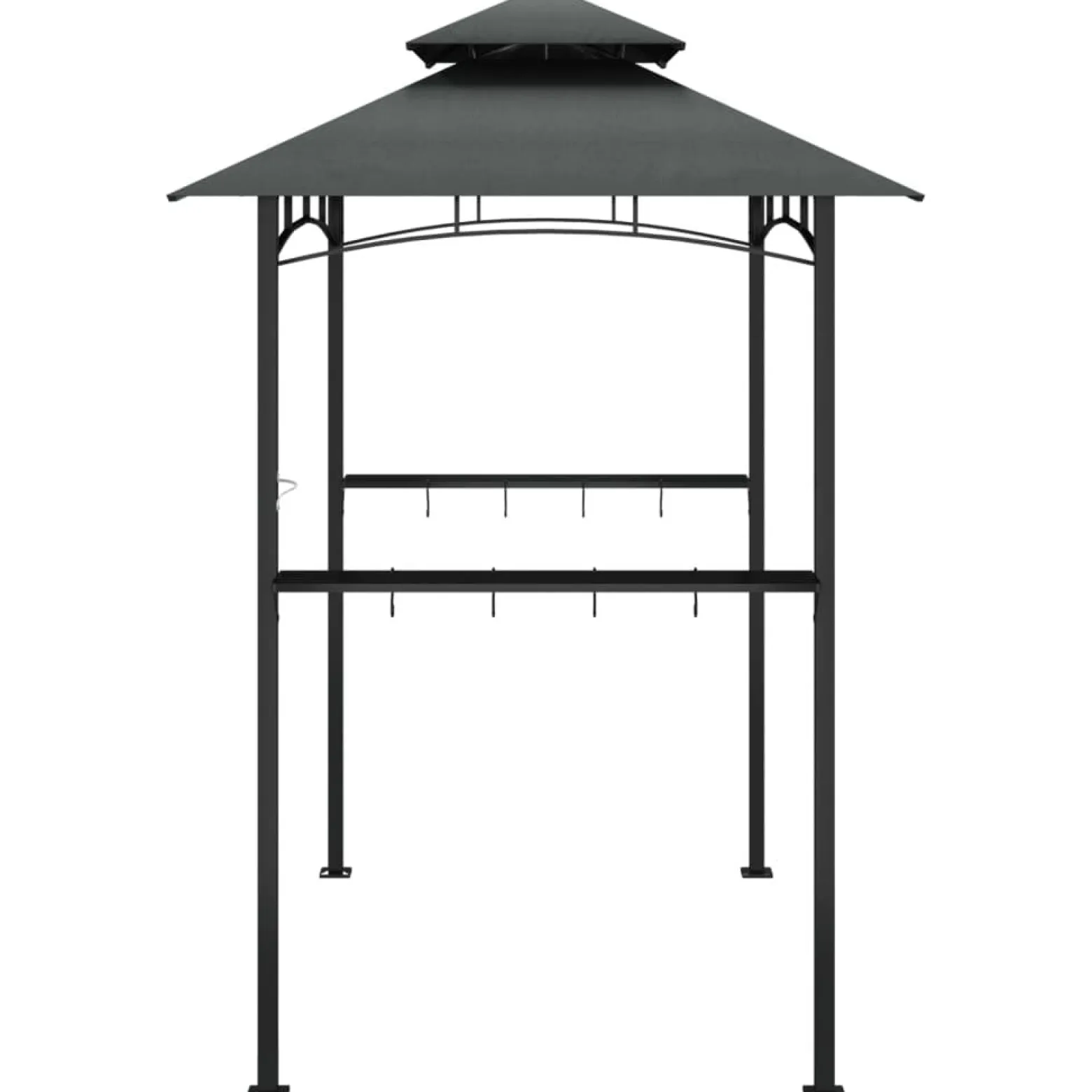 Altana Nad Grill Zadaszenie Nad Grill Antracytowe 240x150x243 cm