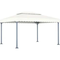 Altana, 400 x 300 cm, kremowa, aluminium