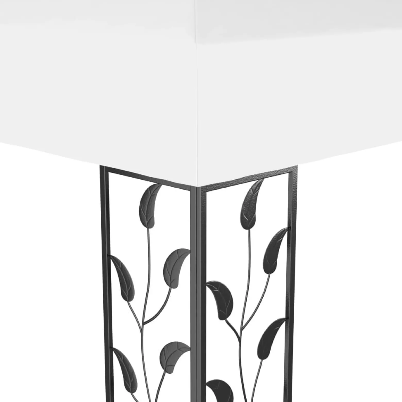 Altana z podwójnym dachem, 3x4 m, biała