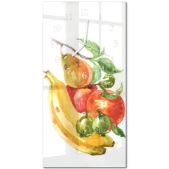 Artystyczny zegar 30x60 Owoc dekoracyjny do salonu