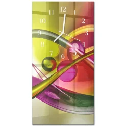 Artystyczny zegar 30x60 Abstrakcja dekoracyjny na ścianę