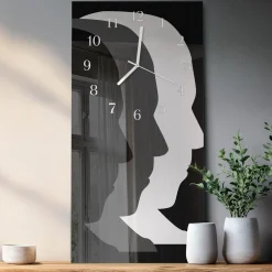 Artystyczny zegar 30x60 Twarz zegar ścienny