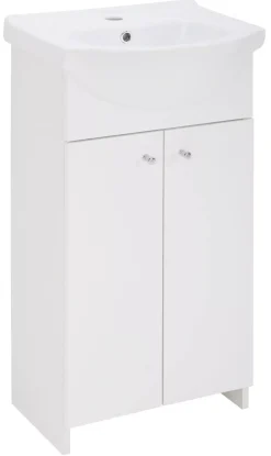 Astor Szafka Z Umywalką 45 cm Pik Biały Połysk