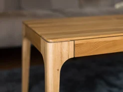 Ława dębowa Creativ z litego drewna, Dąb olejowany Adler jasny