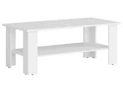 Ława Nepo Plus 115x56 z półką biała