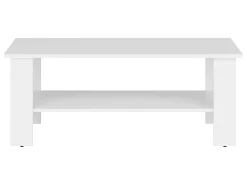 Ława Nepo Plus 115x56 z półką biała