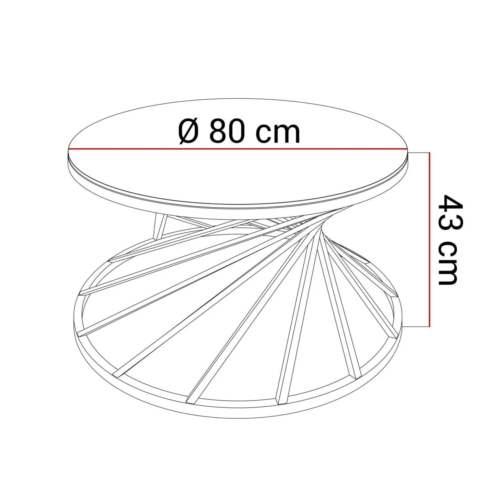 Ława TAVIA 80 cm złoty chrom/szkło