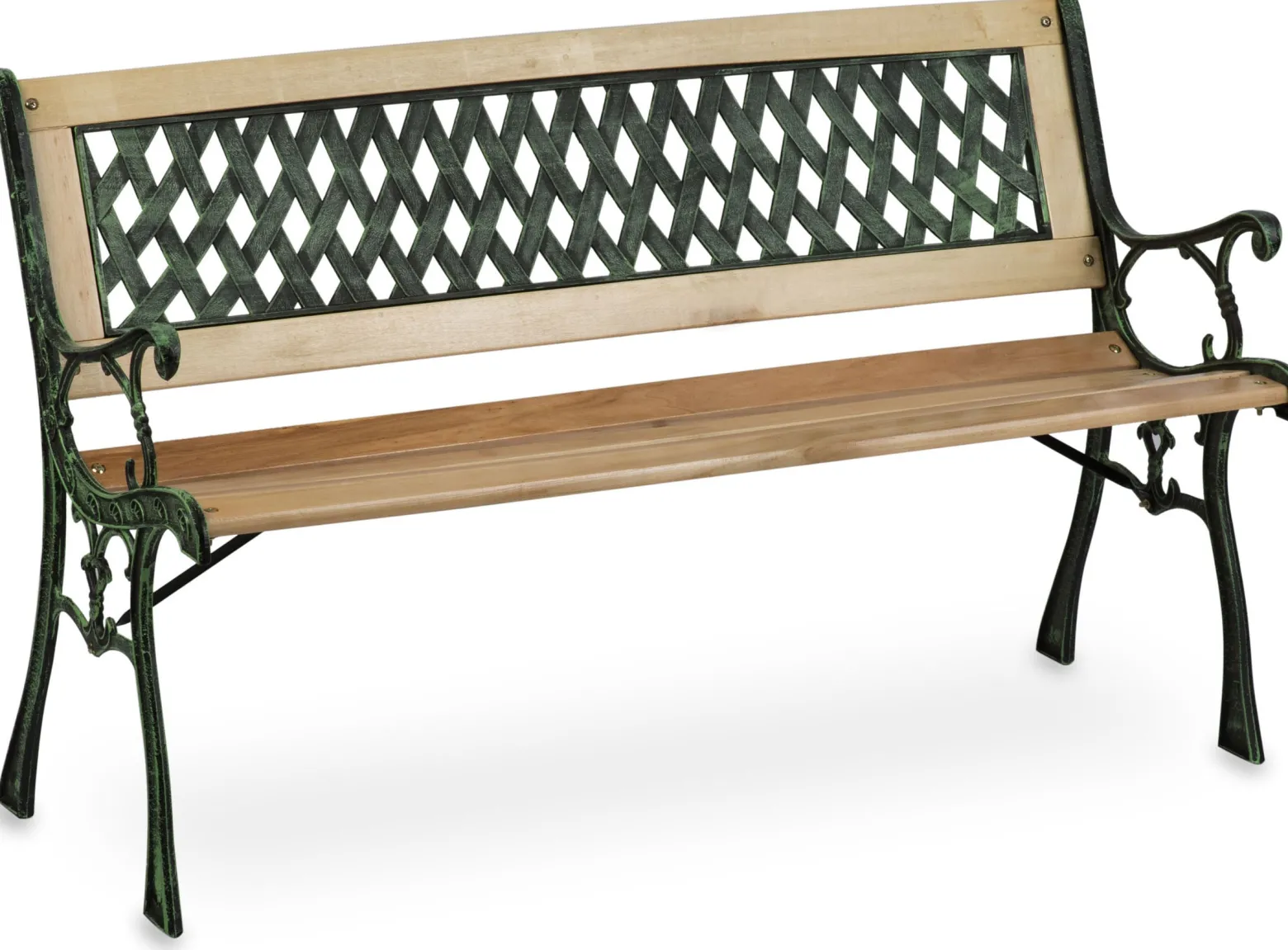 Ławka ogrodowa parkowa drewniana 124x43x74 cm Sofotel