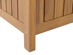 Ławka ogrodowa ze schowkiem 120x60 drewno akacjowe