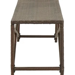 Ławka Brąz 120 cm Technorattan vidaXL