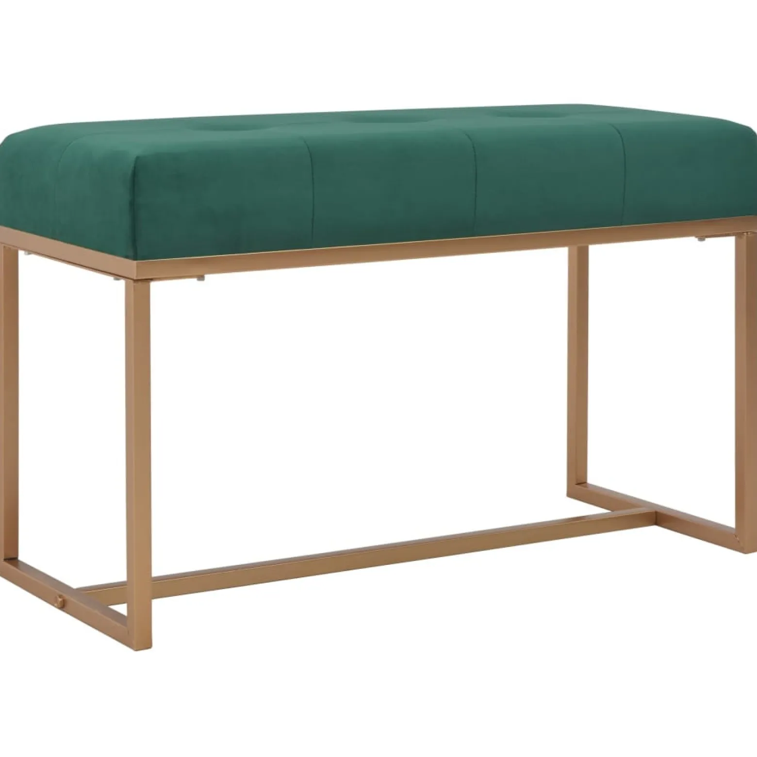 Ławka do przedpokoju Zielony 80 cm Tkanina vidaXL