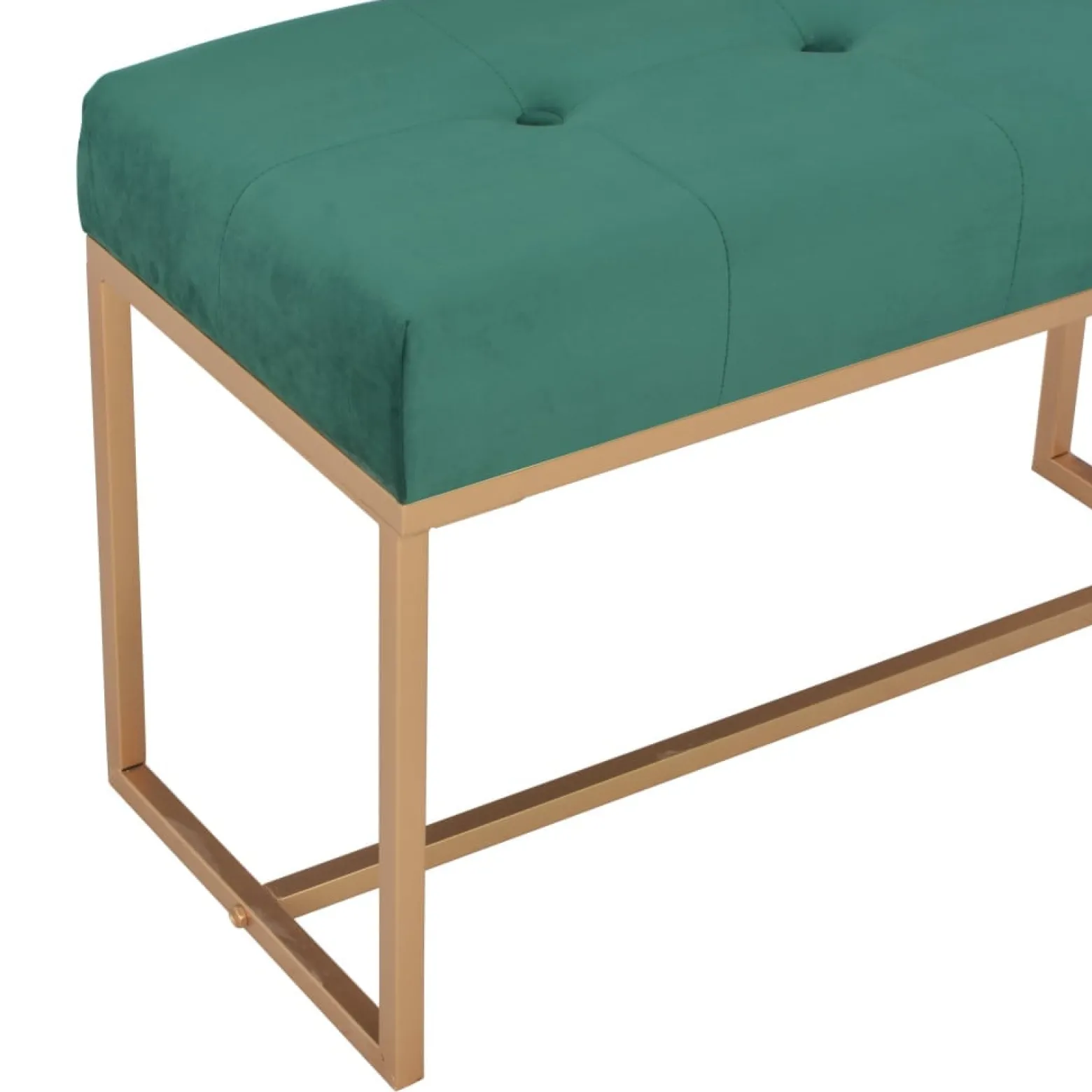 Ławka do przedpokoju Zielony 80 cm Tkanina vidaXL