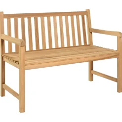 Ławka ogrodowa Brąz 114 cm Drewno vidaXL