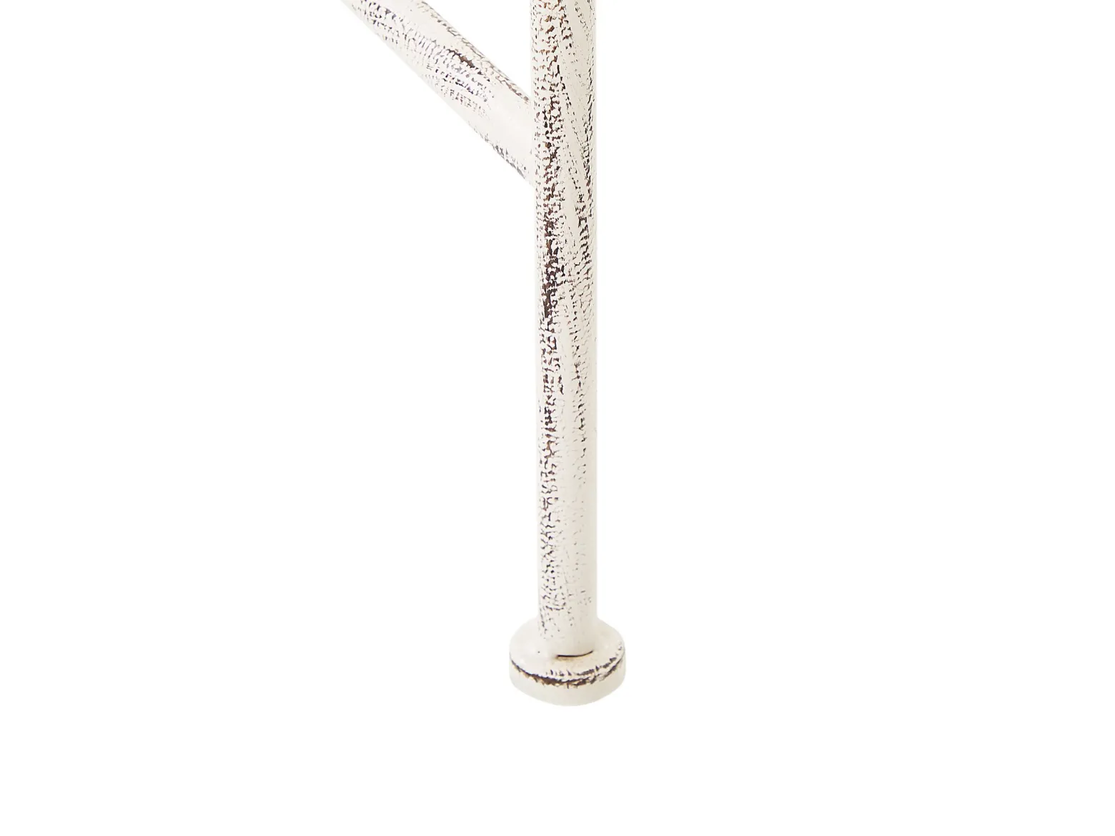 Ławka ogrodowa dwuosobowa 130x45 biała