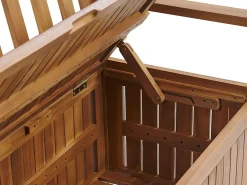 Ławka ogrodowa ze schowkiem 120x60 drewno akacjowe
