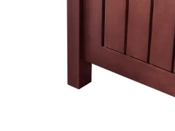 Ławka ogrodowa ze schowkiem 120x60 mahoniowy brąz