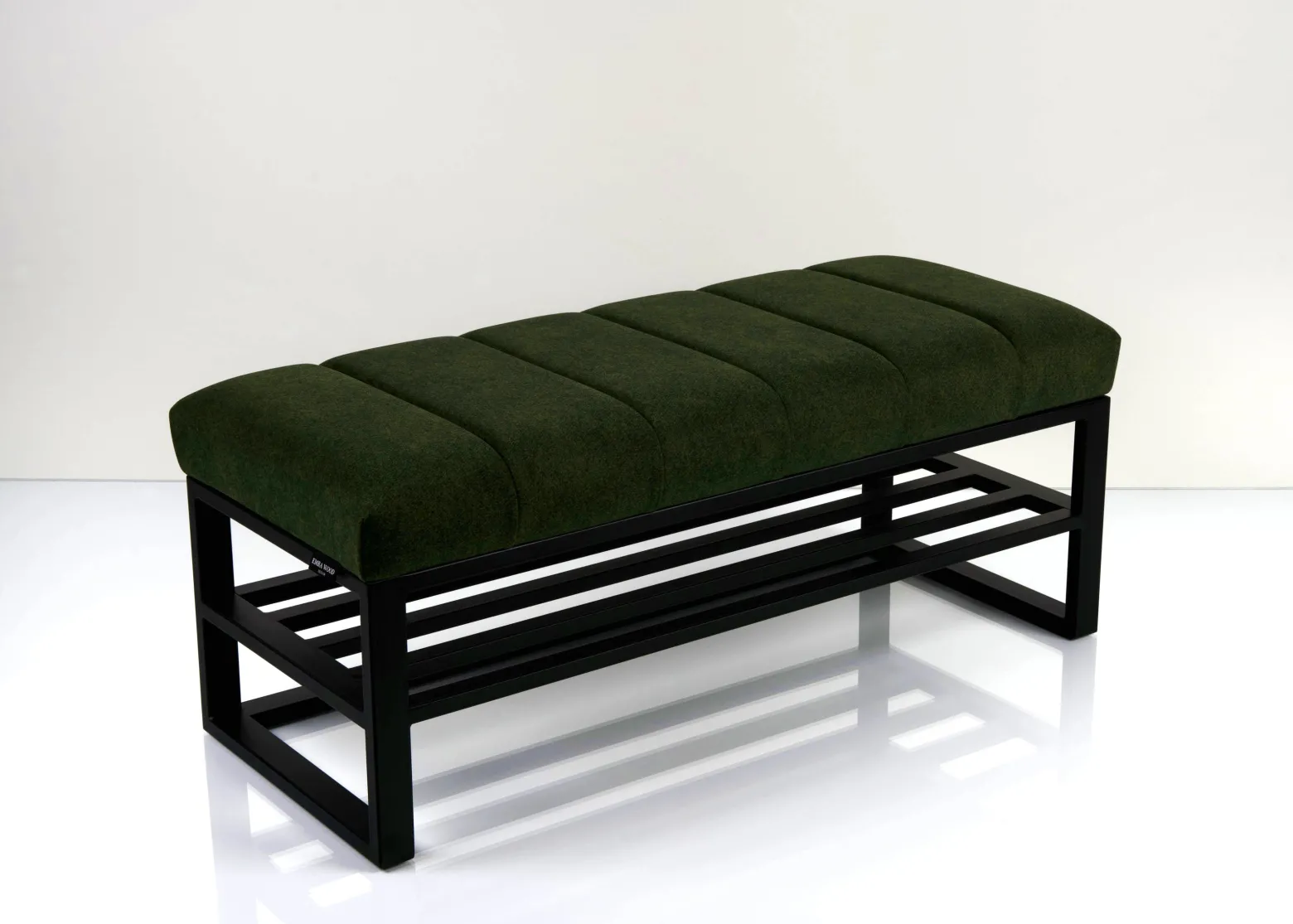 Ławka Tapicerowana Industrialna LGM-445 Tkanina STRONG 09