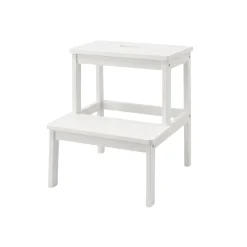 Bambusowy taboret ze schodkiem KROK, wys. 46 cm