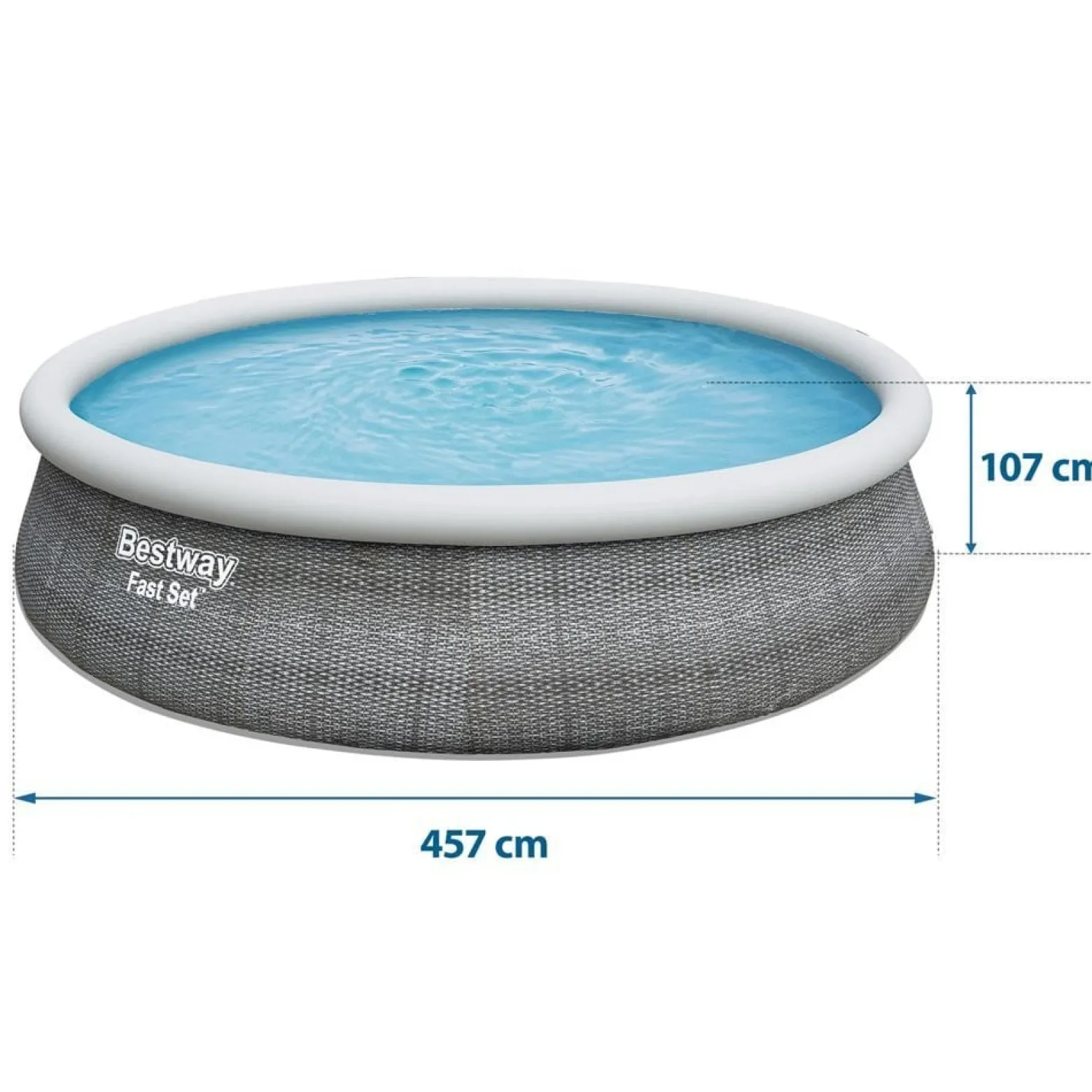 Basen ogrodowy rozporowy 457 x 107 cm Bestway 57372