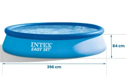 Basen ogrodowy pompa pokrywa 9w1 396x84 Intex