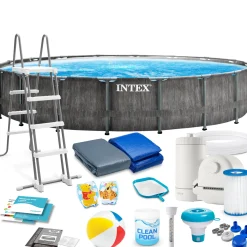 Basen ogrodowy stelażowy 549x122cm Intex zestaw 18w1