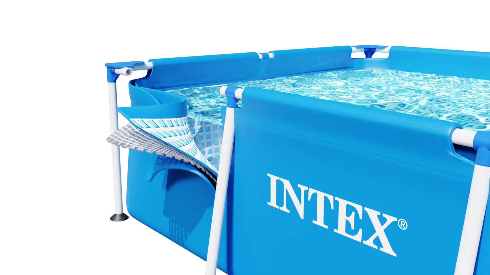 Basen ogrodowy stelażowy 260x160x65cm Intex zestaw 16w1