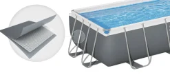 Basen ogrodowy stelażowy 404x201x100cm Bestway zestaw 17w1