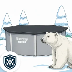 Basen stelażowy Hydrium 366x122 Bestway całoroczny 56574 zestaw