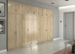 Biała Duża Szafa Garderoba 400cm Nadstawki Modułowa 3 kolory lp