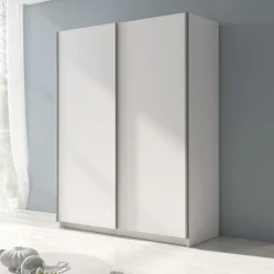 Biała szafa przesuwna 150 cm GRANDI do sypialni