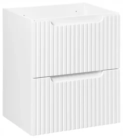 BIAŁA szafka łazienkowa z blatem 50 cm NOVA WHITE 82-50 z szufladami