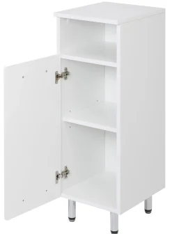 Biały Zestaw do Łazienki Stojący 45cm 4 Elementy