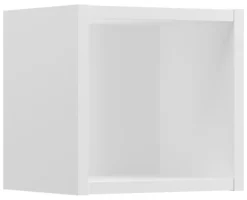 BIAŁY regał łazienkowy górny 27 cm Qubik NOVA WHITE 83-27-Q