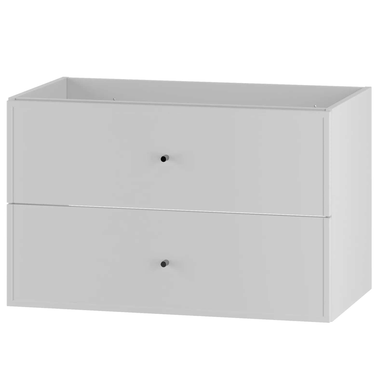 Biały Zestaw do Łazienki 80cm Szafka z Blatem Marco
