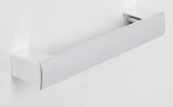 Biały Zestaw do Łazienki Stojący 45cm Szafka z Umywalką Półsłupek Lupo