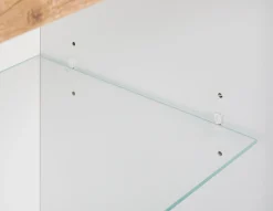Biały Zestaw Mebli Łazienkowych 60cm Szafka z Umywalką Półsłupek Spek