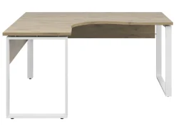 Biurko narożne Connect 160x140 cm lewe dąb viking