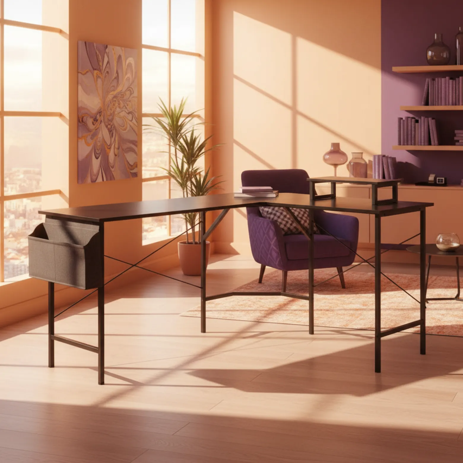 Biurko narożne Spacetronik FUNKY FURNITURE 150x120