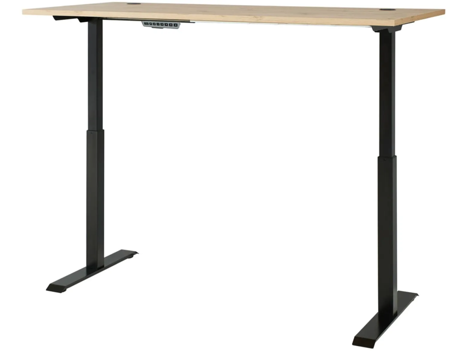 Biurko Brego 160 cm z elektryczną regulacją dąb artisan