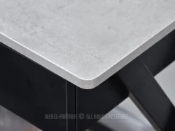 Biurko dla ucznia gracza asgard czarne-beton styl loft
