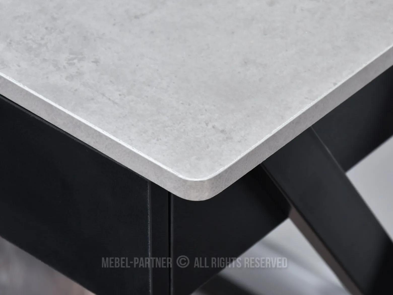 Biurko dla ucznia gracza asgard czarne-beton styl loft