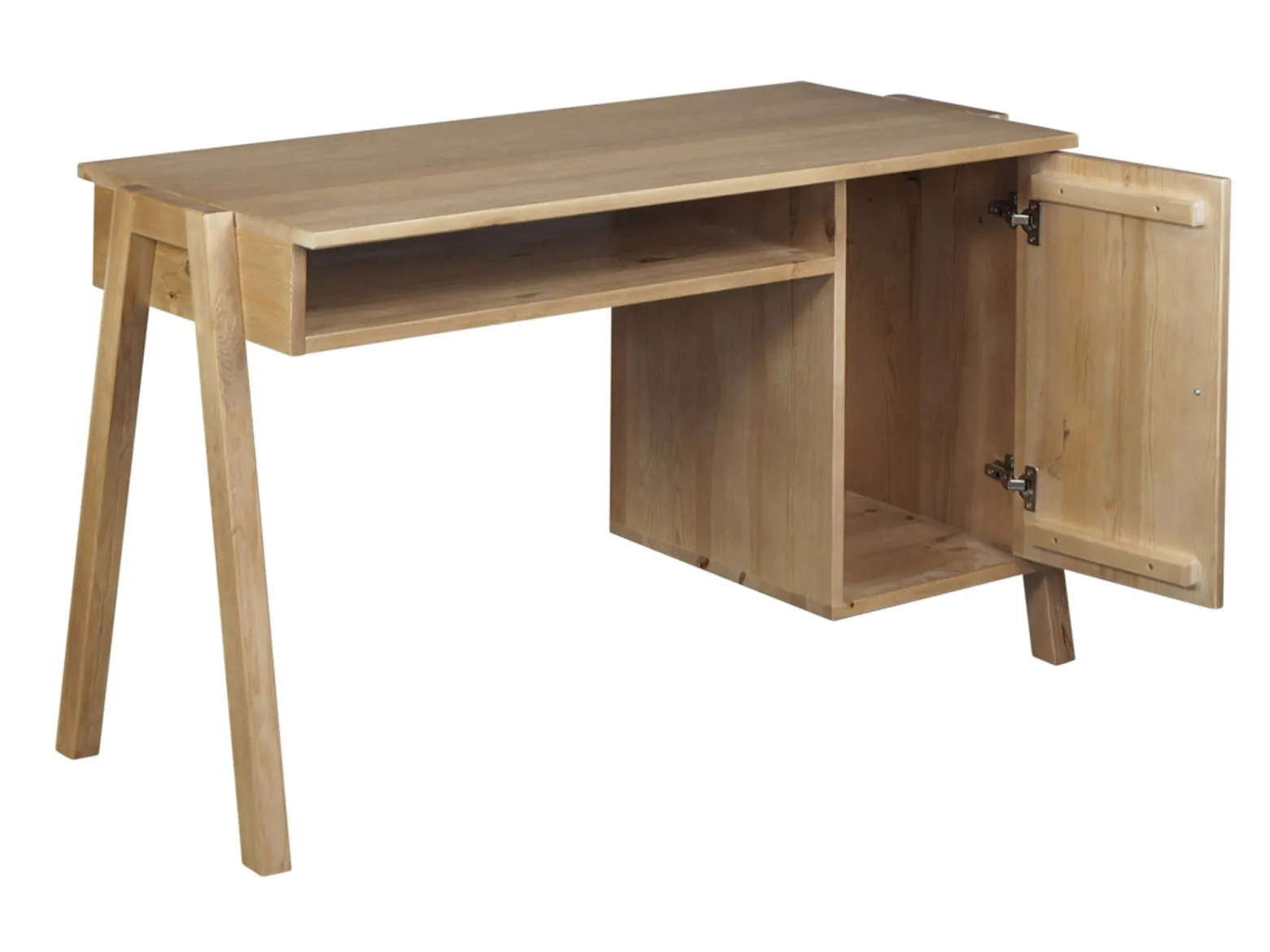 Biurko drewniane OREGON WOOD, kolor dębowy