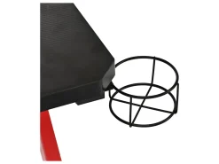 Biurko gamingowe Graz 120 cm czarno-czerwone