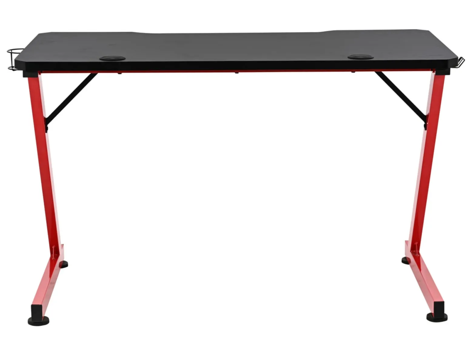 Biurko gamingowe Graz 120 cm czarno-czerwone