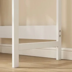Biurko komputerowe białe dla dzieci stolik z szuflada nowoczesne loft 60cm