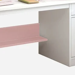 Biurko komputerowe białe loft pod laptop nowoczesne