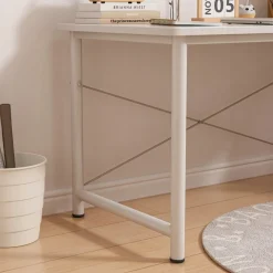 Biurko komputerowe młodzieżowe stolik białe nowoczesne loft duże 100 cm