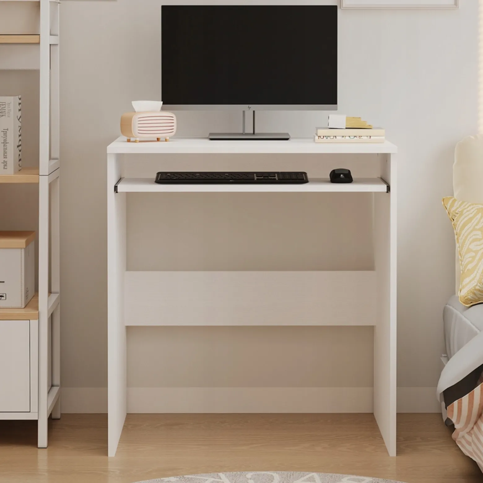 Biurko komputerowe stolik białe loft 70cm